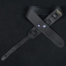 Grande uomo 黒ねこ刺繍ストラップ トルマリン_2