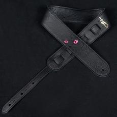 Grande uomo 黒ねこ刺繍ストラップ ルビー_2