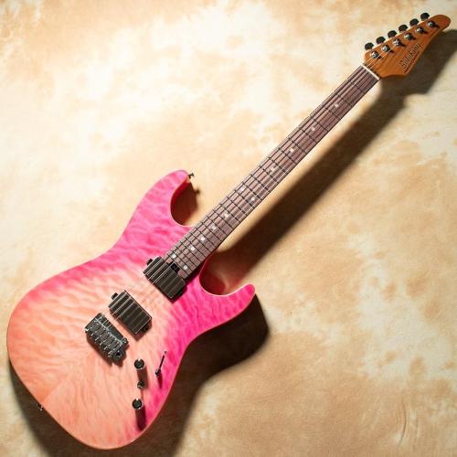 Soloking MS-1 Custom 24HH QMT STWSF (Strawberry Wakesurf)
