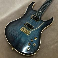 Valenti Guitars Nebula Carved, Ocean Blue (Dark Burst)
