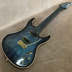 Valenti Guitars Nebula Carved, Ocean Blue (Dark Burst)_2