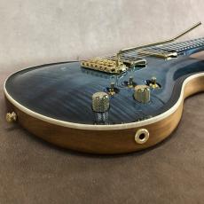 Valenti Guitars Nebula Carved, Ocean Blue (Dark Burst)_8
