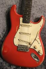 M.B.Guitars 61-S Fiesta Red  'Gary Moore Inspired'  #58675 【ちょい太板目ネック】【250年前のローズ指板】