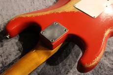 M.B.Guitars 61-S Fiesta Red  'Gary Moore Inspired'  #58675 【ちょい太板目ネック】【250年前のローズ指板】_7