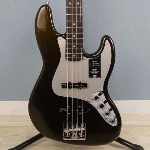 Fender American Ultra II Jazz Bass Ebony Fingerboard Texas Tea