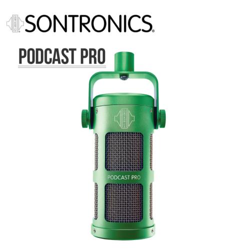 SONTRONICS 【数量限定特価】PODCAST PRO -Green- │ ダイナミック・マイクロフォン