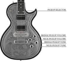 ZEMAITIS METAL FRONT MFG-AC-24 Dragon & Heart Black【Made in Japan】_6