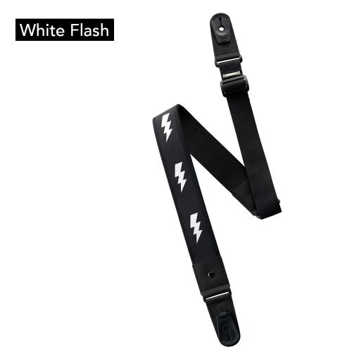 Basiner DURA STRAP VG HARDCORE SERIES -White Flash- ギターストラップ【WEBショップ限定】