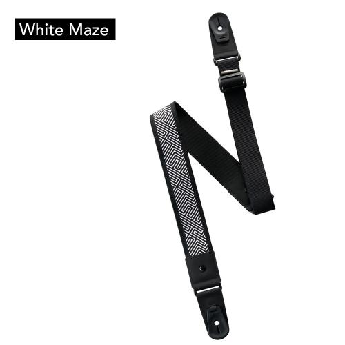 Basiner DURA STRAP VG HARDCORE SERIES -White Maze- ギターストラップ【WEBショップ限定】