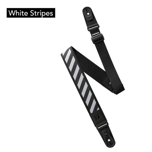 Basiner DURA STRAP VG HARDCORE SERIES -White Stripes- ギターストラップ【WEBショップ限定】