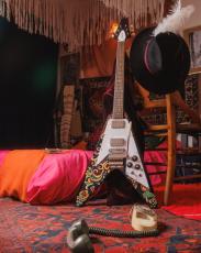 Epiphone Jimi Hendrix "Love Drops" Flying V Ebony LH 【レフティ】_10