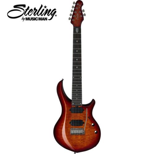 Sterling by MUSIC MAN MAJ270XFM -Blood Orange Burst- 《7弦》【オンラインストア限定】