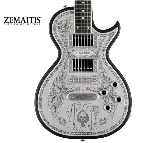 ZEMAITIS METAL FRONT MFG-AC-24 Aces & Eights Black【Made in Japan】