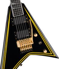Jackson MJ Series Rhoads RR24MG Black with Yellow Pinstripes【オンラインストア限定】_4