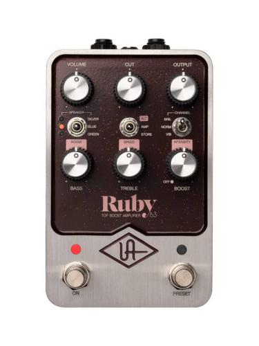 Universal Audio UAFX Ruby 63 Top Boost Amplifier《プリアンプ/オーバードライブ》【Webショップ限定】