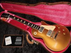 Gibson Custom Shop Historic Collection 1957 Les Paul Goldtop Darkback Reissue VOS : Double Gold