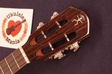 aNueNue aNN-AAA2 Solid Acacia Gloss Concert with Paua Shell Rosette Ukulele #5657_5