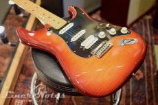 Fender 2019 Player Stratocaster Plus Top (Aged Cherry Burst)_2