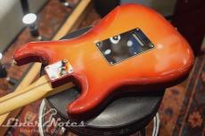 Fender 2019 Player Stratocaster Plus Top (Aged Cherry Burst)_8