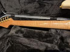 XOTiC XSC-2 Ash 5A Grade Flame Maple Neck Medium Aged ~Vintege Blonde~ #4185_3