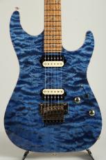 Suhr Custom Standard Quilt Maple Top Black Limba Back / Trans Blue 2024