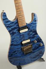 Suhr Custom Standard Quilt Maple Top Black Limba Back / Trans Blue 2024_3