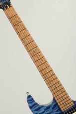Suhr Custom Standard Quilt Maple Top Black Limba Back / Trans Blue 2024_6