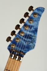 Suhr Custom Standard Quilt Maple Top Black Limba Back / Trans Blue 2024_8