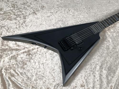 Edwards 【Alexi Laiho シグネイチャーモデル】E-ALEXI BLACKY -Metallic Black Satin with Gloss Black Pinstripe-
