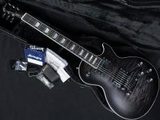 Gibson Mark Morton Les Paul Modern Figured Quilt Translucent Ebony Burst Satin_2