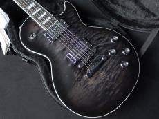 Gibson Mark Morton Les Paul Modern Figured Quilt Translucent Ebony Burst Satin_3