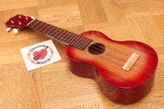 Famous FS-7G Red Sunburst Mahogany Soprano Ukulele ウクレレ(+3点初心者セット)_5
