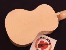 Famous FS-S10N White Satin Wood Soprano Ukulele ウクレレ #5413_3