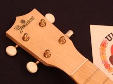 Famous FS-S10N White Satin Wood Soprano Ukulele ウクレレ #5413_6