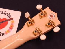 Famous FS-S10N White Satin Wood Soprano Ukulele ウクレレ #5413_8