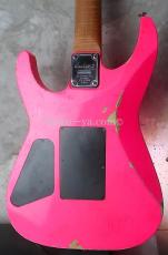 Jackson USA Custom Shop " Master Built" Dinky HSH Relic / Neon Pink_6