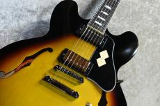 Epiphone 1962 ES-335 Block Inlay Vintage Burst #25011511626【3.88kg/チョイ傷特価】【ギブソンヘッド】_5