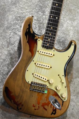 Fender Custom Shop Rory Gallagher Stratocaster Heavy Relic 3 Color Sunburst 2004年製【漆黒指板個体】