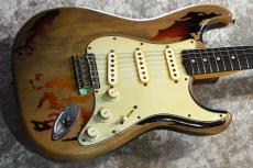 Fender Custom Shop Rory Gallagher Stratocaster Heavy Relic 3 Color Sunburst 2004年製【漆黒指板個体】_8