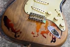 Fender Custom Shop Rory Gallagher Stratocaster Heavy Relic 3 Color Sunburst 2004年製【漆黒指板個体】_10