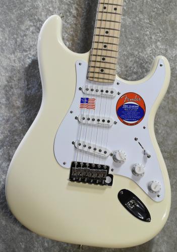 Fender Eric Clapton Stratocaster Olympic White #US23120345【3.75kg】【エリック・クラプトン】
