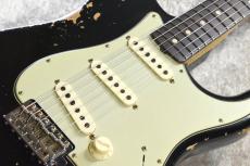 Fender Custom Shop NAMM LTD 1962 Stratocaster Heavy Relic Black CZ586170【極薄ラッカー、漆黒指板個体】_9