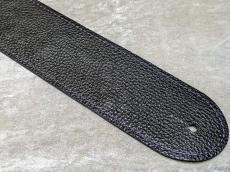 Grande uomo 紫桜刺しゅうストラップ ブラックレザー_6