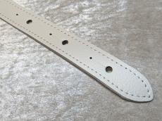 Grande uomo 桜刺しゅうストラップ ホワイトレザー_6