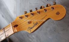 Fender Custom Shop Limited Edition 1955 Stratocaster Bone Tone / HLE Gold Aged Relic_3