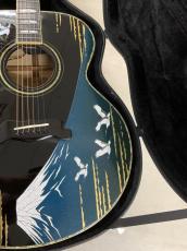 YAMAHA CJ-32 Custom 漆塗り/蒔絵/螺鈿細工 鶴/月/富士山 Only One Model!_3