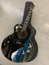 YAMAHA CJ-32 Custom 漆塗り/蒔絵/螺鈿細工 鶴/月/富士山 Only One Model!_15