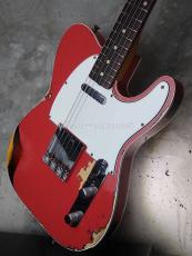 Fender Custom Shop  '60 Telecaster Custom - Handwound Pick-Ups / Fiesta Red Over 3-Tone Sunburst / Heavy Relic_7