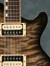 David Thomas McNaught Vintage Single Cut Diamond Quilt Rattle Snake Burst 2005_7