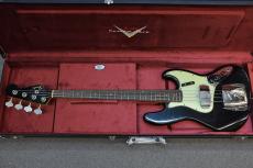 Fender Custom Shop ~Bass Planet Spec~ 1963 Jazz Bass Journeyman Relic -Black over Aztec Gold-_10